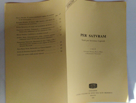 Per Satvram - copertina