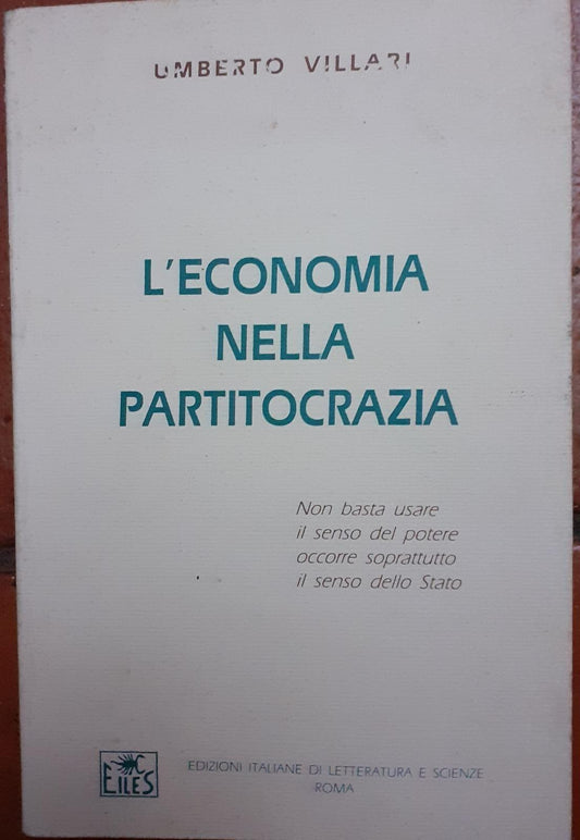 L' economia nella partitocrazia - copertina