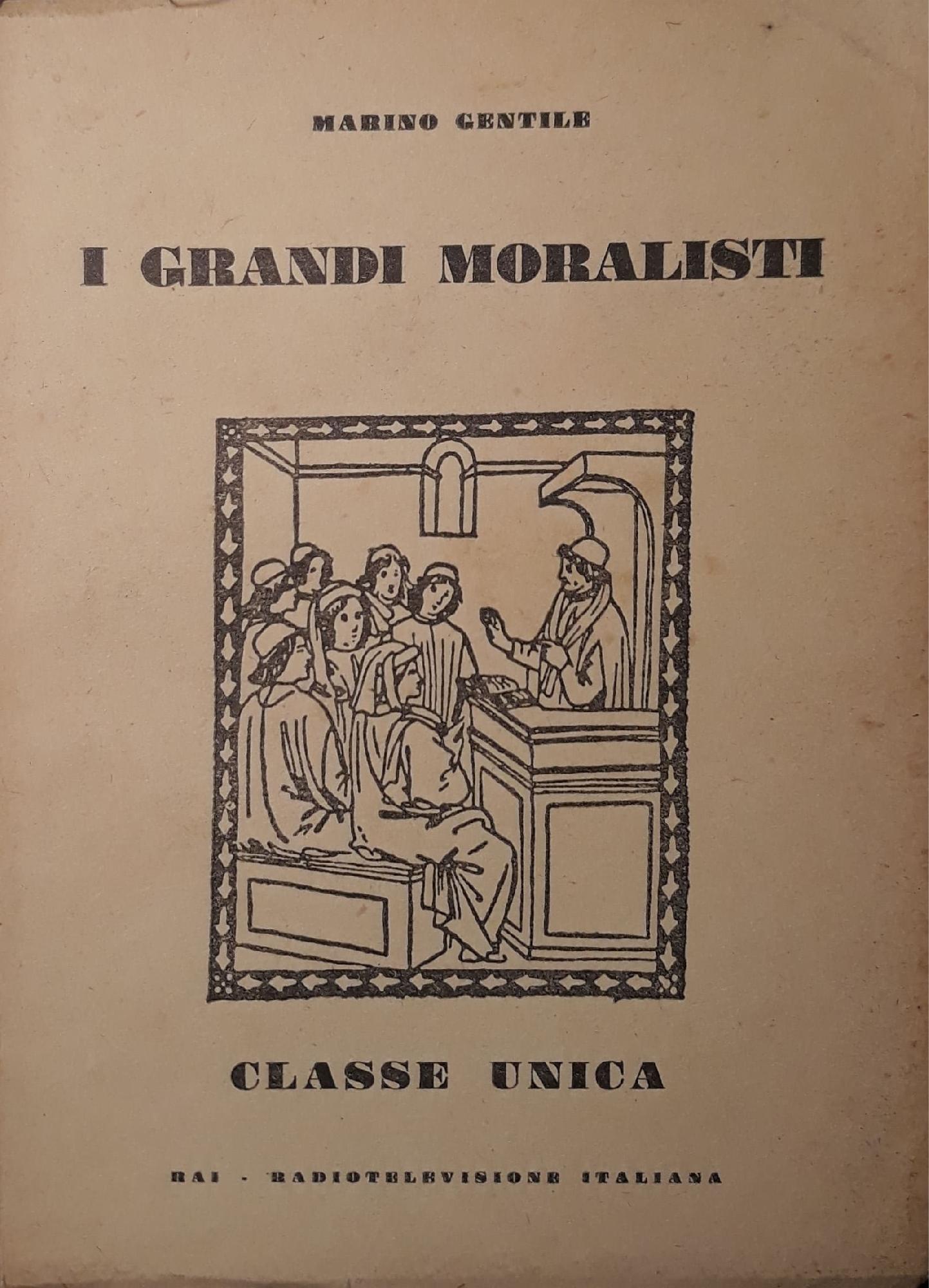 I grandi moralisti - copertina