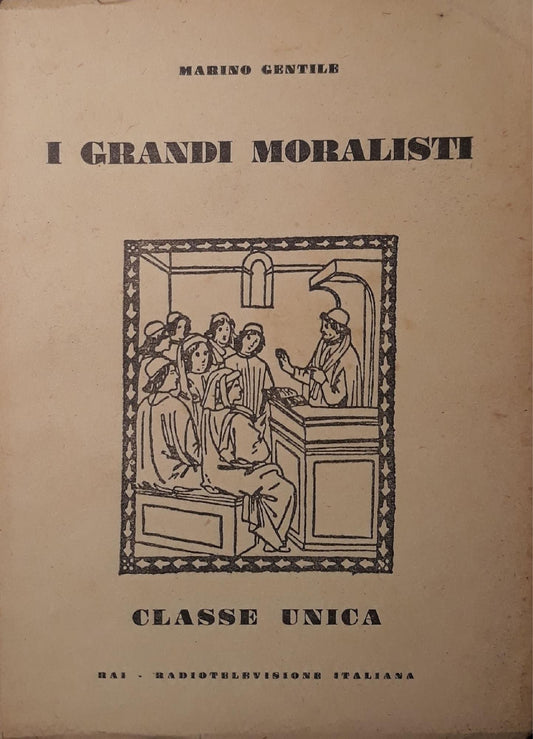 I grandi moralisti - copertina