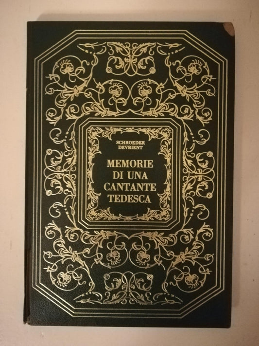 Memorie di una cantante tedesca - copertina