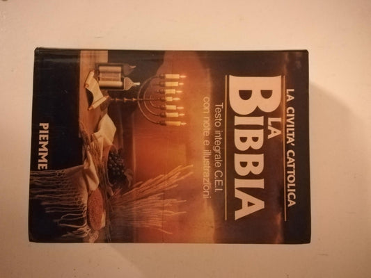 La Bibbia : testo integrale C.E.I. con note e illustrazioni - copertina