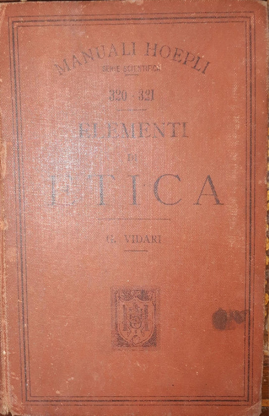 Elementi di Etica - copertina
