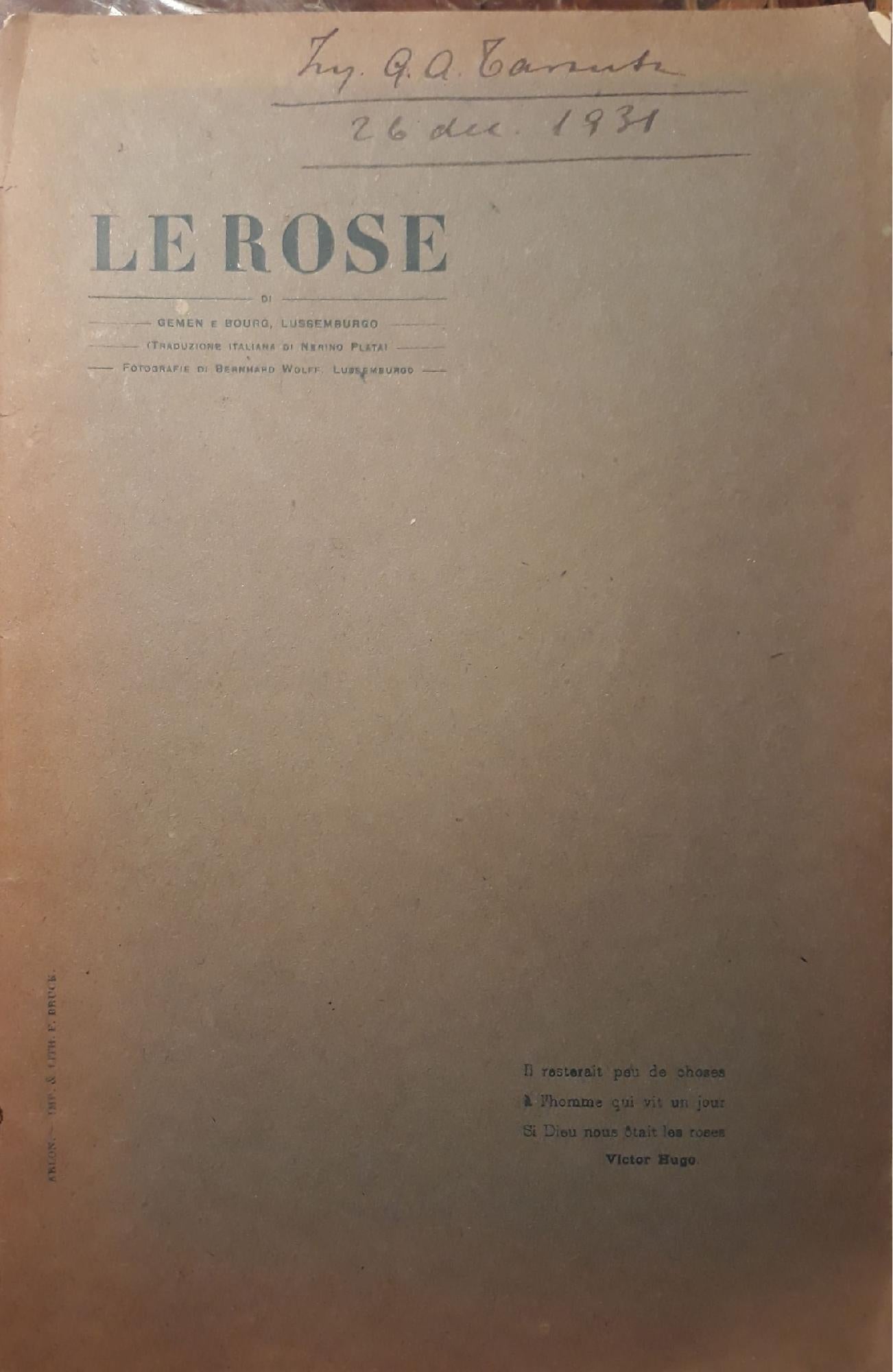 Le Rose - copertina