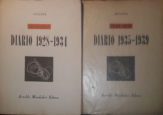 Diario 1928 -1934 (pag. 227); Diario 1935 - 1939 (pag.196) - copertina