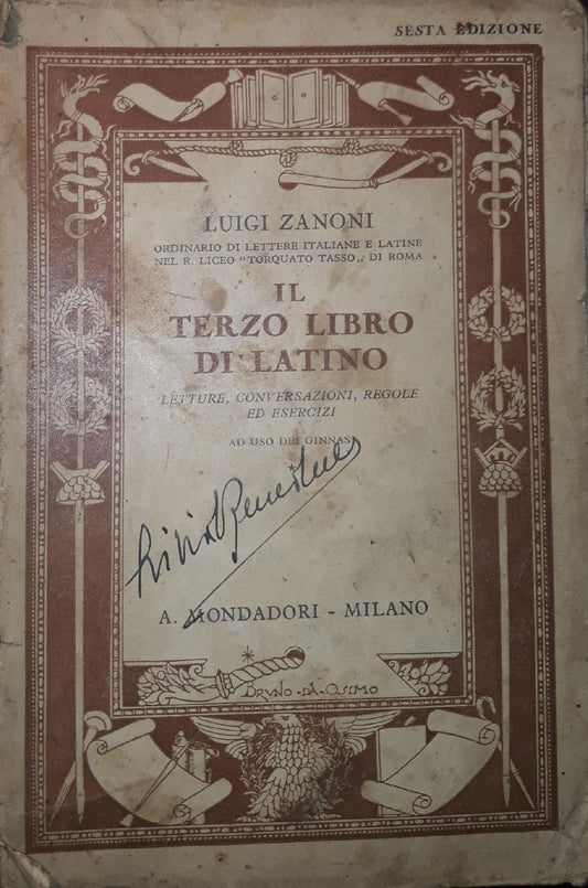 Il terzo libro di latino - copertina