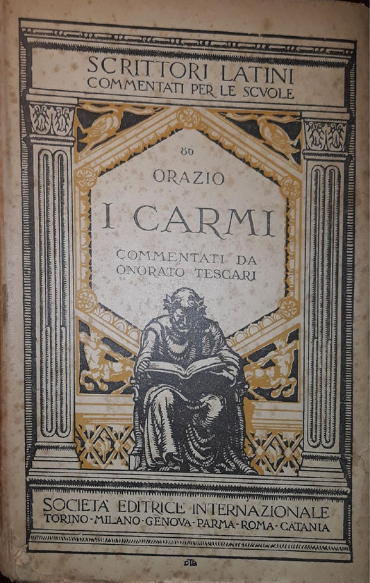 Orazio: i carmi - copertina