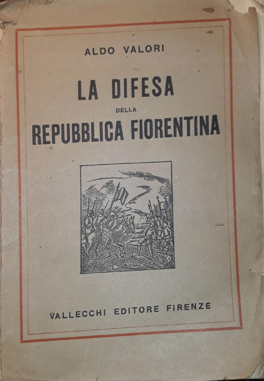 La difesa della repubblica fiorentina - copertina