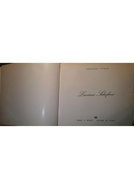 Luciano Schifano - copertina