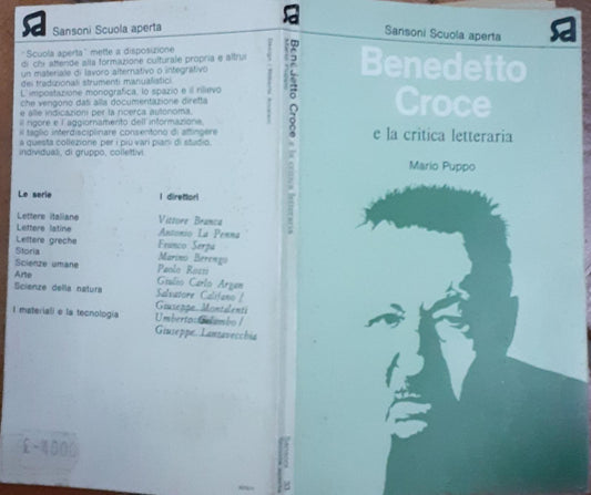 Benedetto Croce e la critica letteraria - copertina