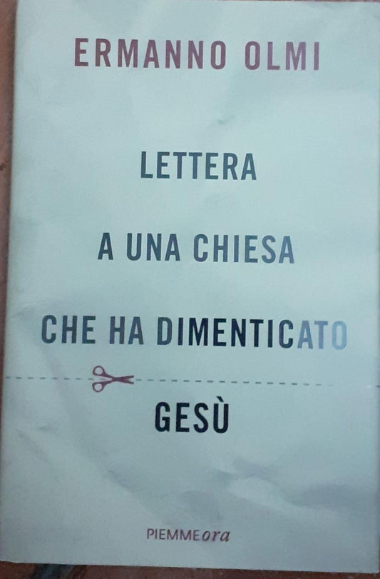 Lettera a una Chiesa che ha dimenticato Gesù - copertina