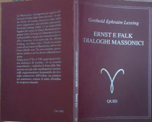 Ernst e falk dialoghi massonici - copertina
