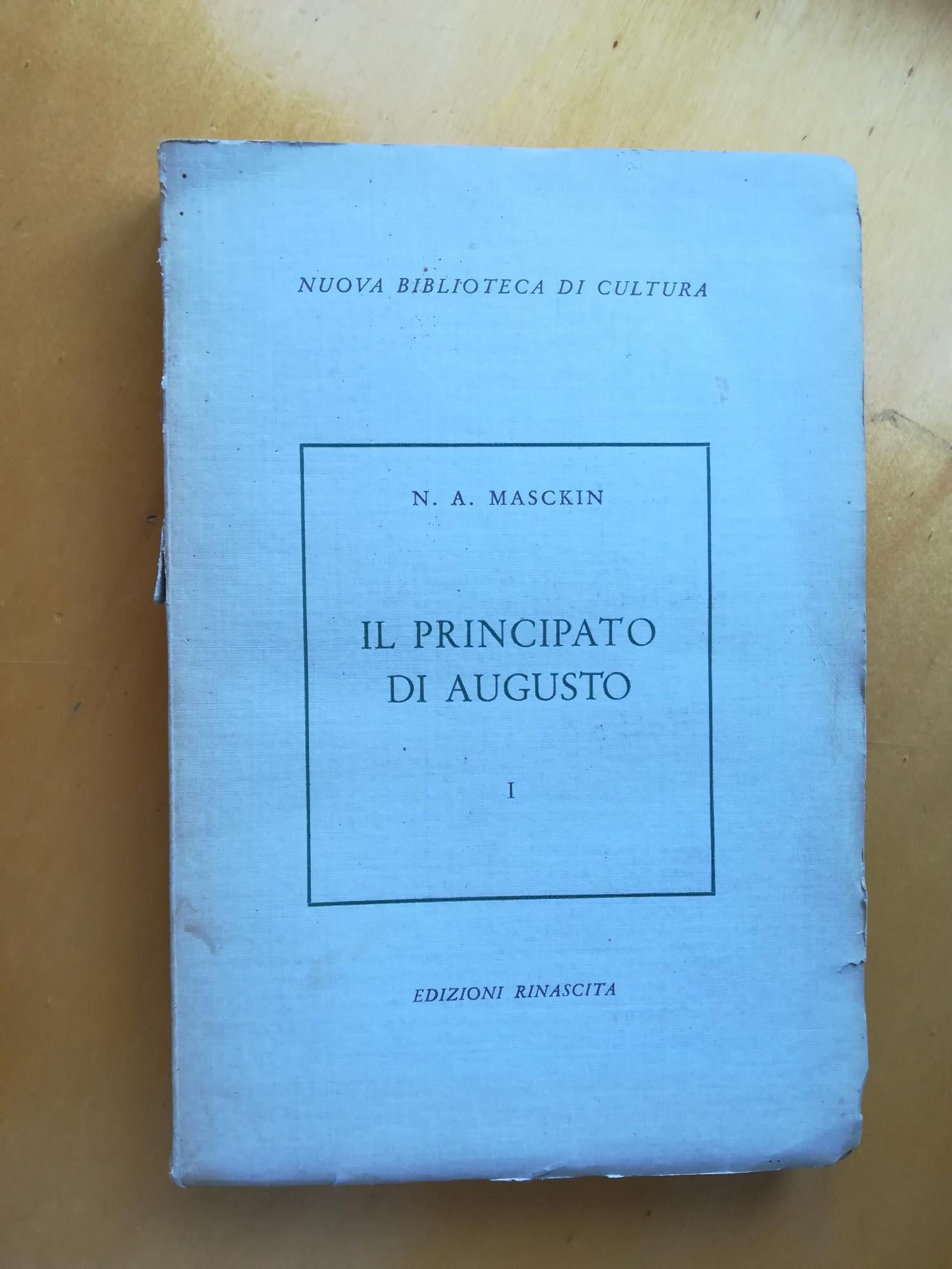 Il principato di Augusto Vol. 1 e Vol. 2 - copertina