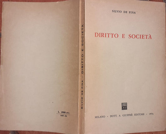 Diritto e societa' - copertina