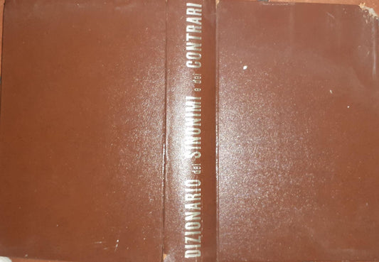 Dizionario dei sinonimi e dei contrari - copertina