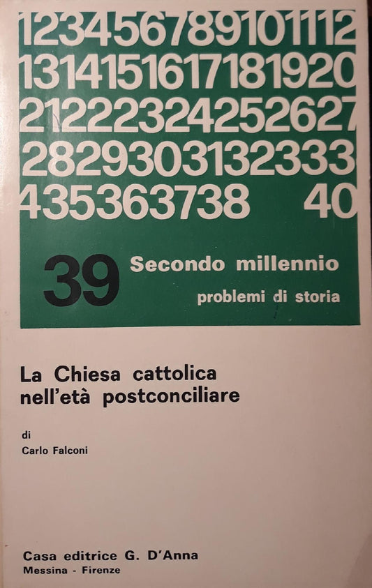 La chiesa cattolica nell'età postconciliare - copertina