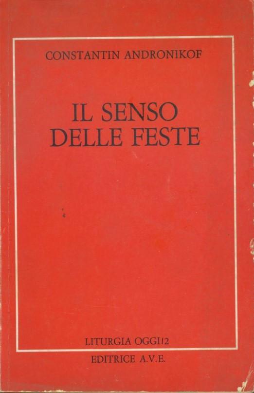 Il senso delle feste - copertina