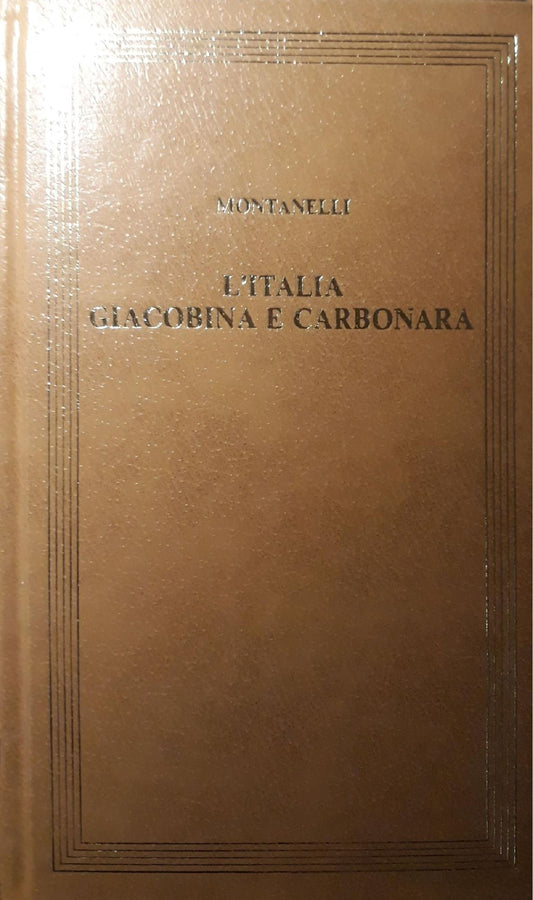 L'Italia giacobina e carbonara - copertina