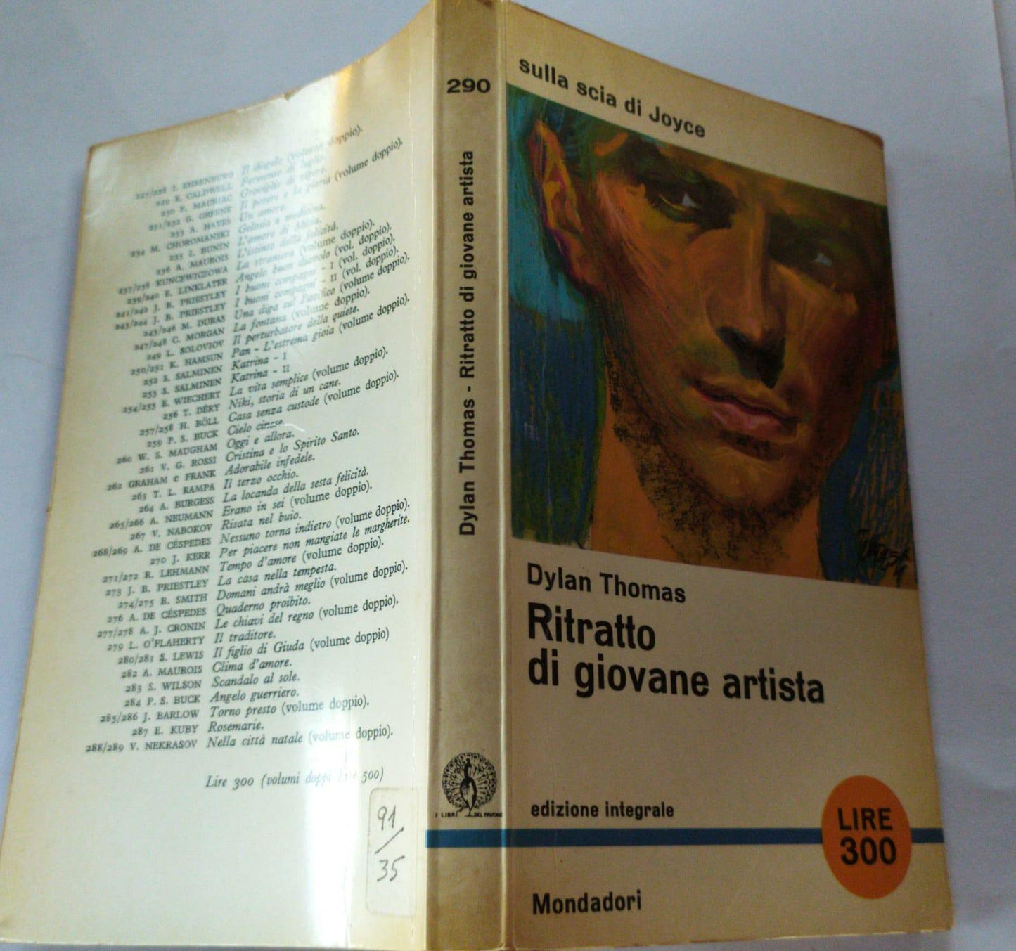 Ritratto di giovane artista - copertina