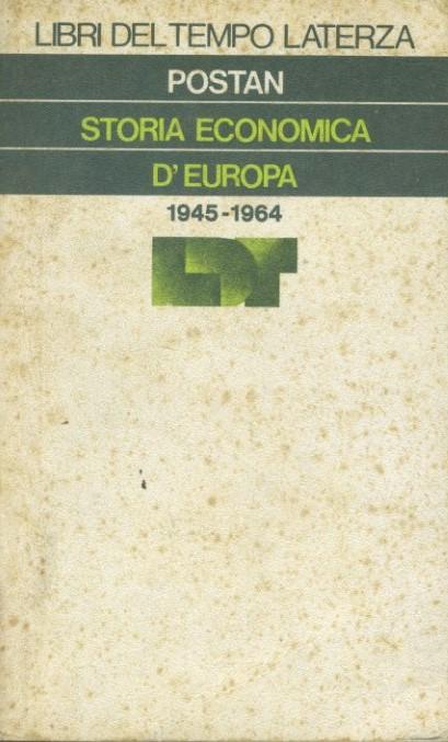 Storia economica d'Europa 1945 -1964 - copertina