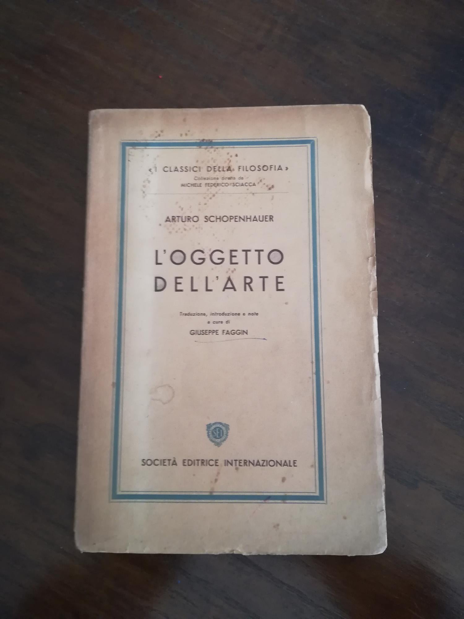 L'oggetto dell'arte - copertina