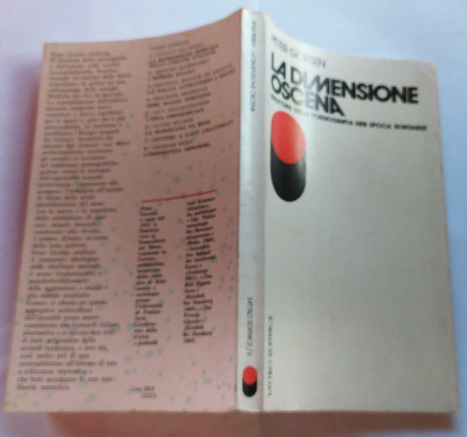 La dimensione oscena - copertina