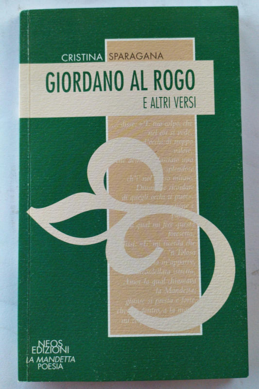 Giordano al Rogo e altri versi - copertina