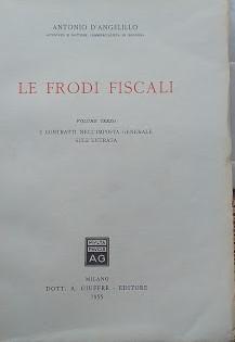 Le Frodi Fiscali, vol. III - copertina