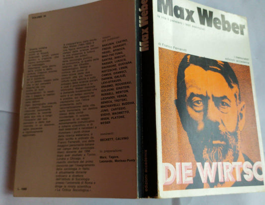 Max Weber la vita il pensiero i testi esemplari - copertina