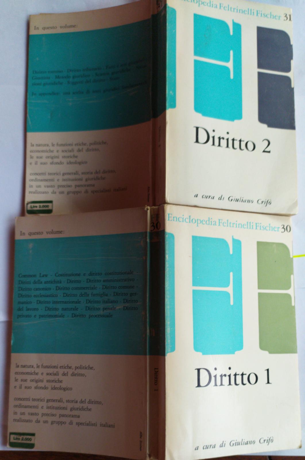 Diritto 1  . Diritto 2. - copertina