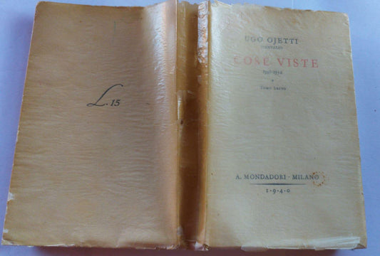 Cose viste 1931-1934 Tomo sesto - copertina