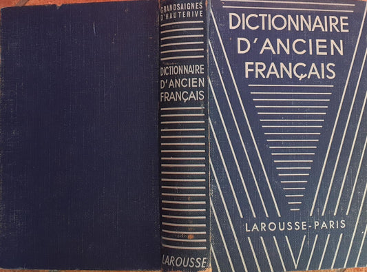 Dictionnaire d'ancien francais - copertina