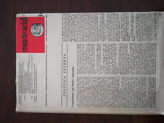 Cronache sociali 1947 - 1951. Vol. I - copertina