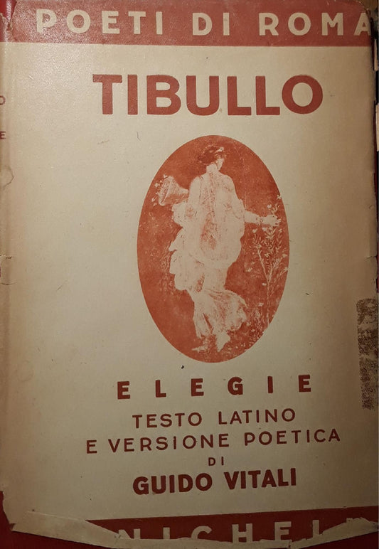 Elegie testo latino e versione poetica di Guido Vitali - copertina