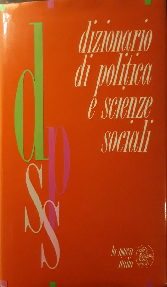 Dizionario di politica e scienze sociali - copertina