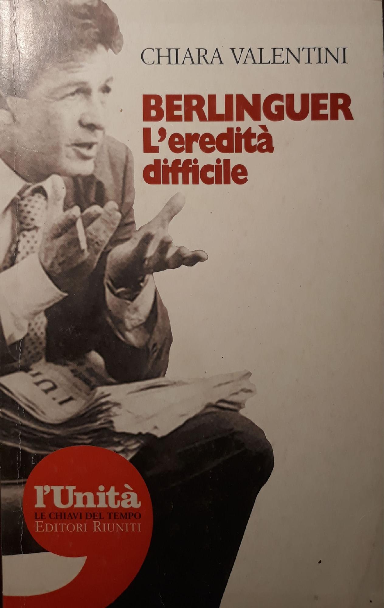 Berlinguer: l'eredità difficile - copertina