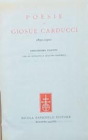 Poesie di Giosuè Carducci, 1850-1900 - copertina