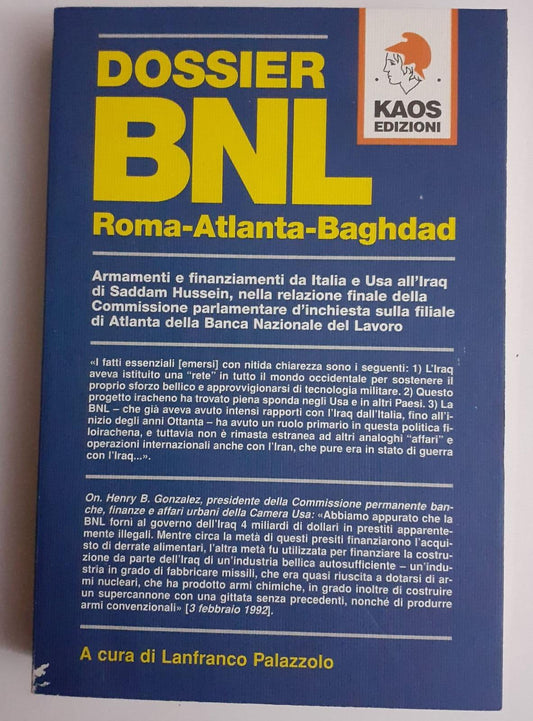 Dossier BNL : Roma-Atlanta-Baghdad - copertina