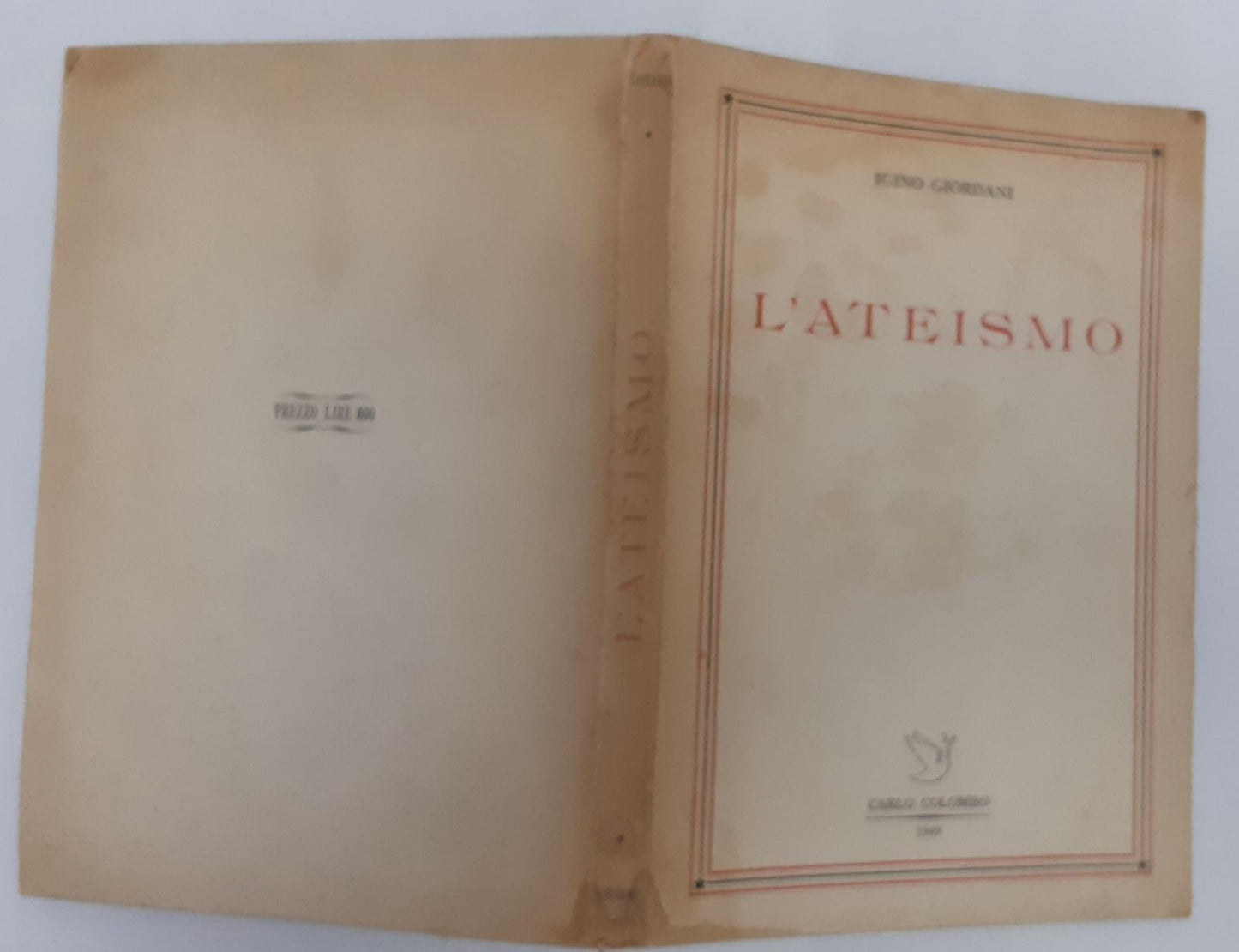 L'ateismo - copertina