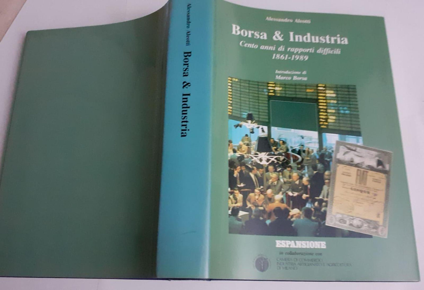 Borsa e industria : 1861-1989: cento anni di rapporti difficili - copertina