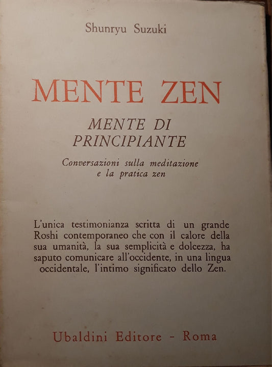 Mente Zen  - mente di principiante - copertina