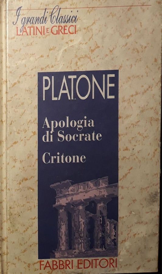 Apologia di Socrate, Critone - copertina