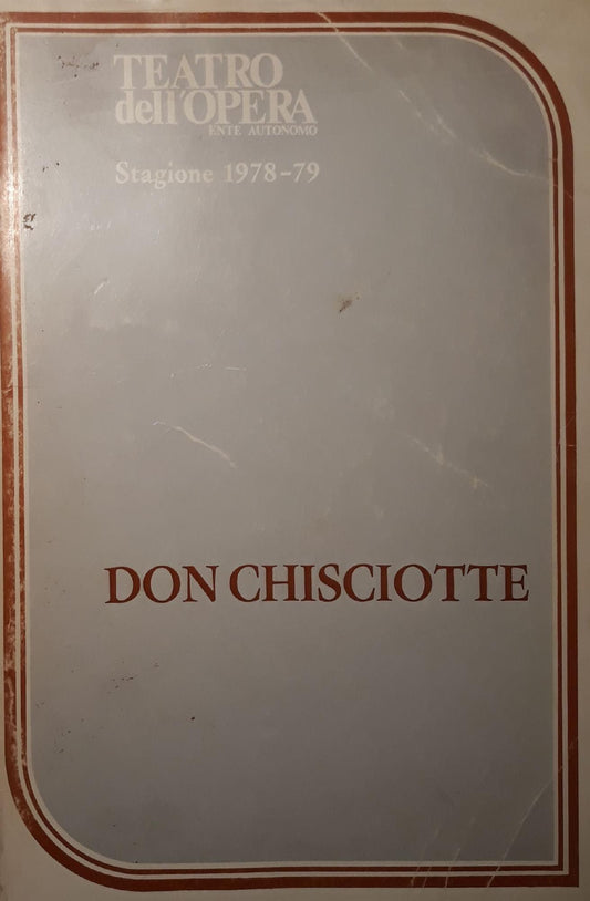 Don Chisciotte: stagione 1978-79 - copertina