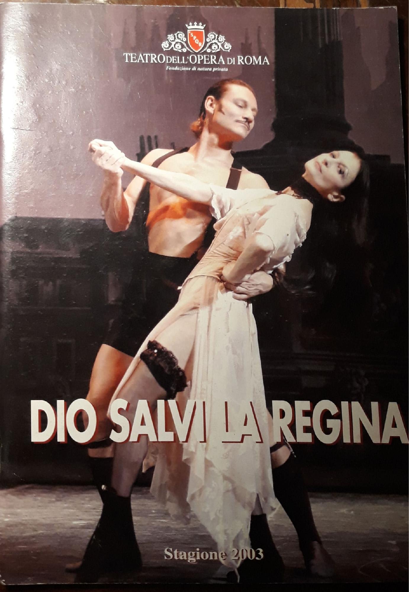 Dio salvi la regina: stagione 2003 - copertina