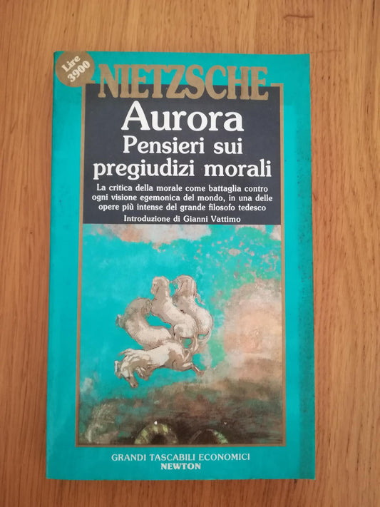 Aurora pensieri sui pregiudizi morali - copertina