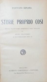 Storia proprio così - copertina