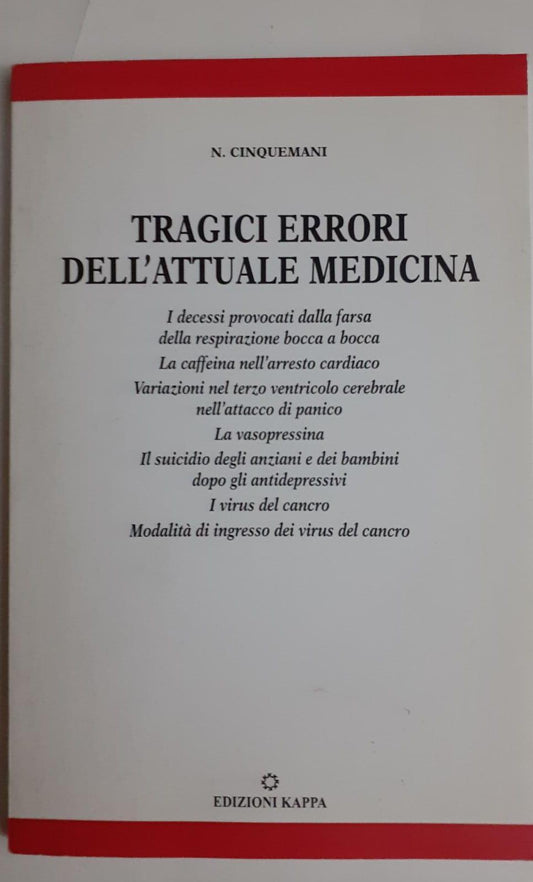 Tragici errori dell'attuale medicina - copertina