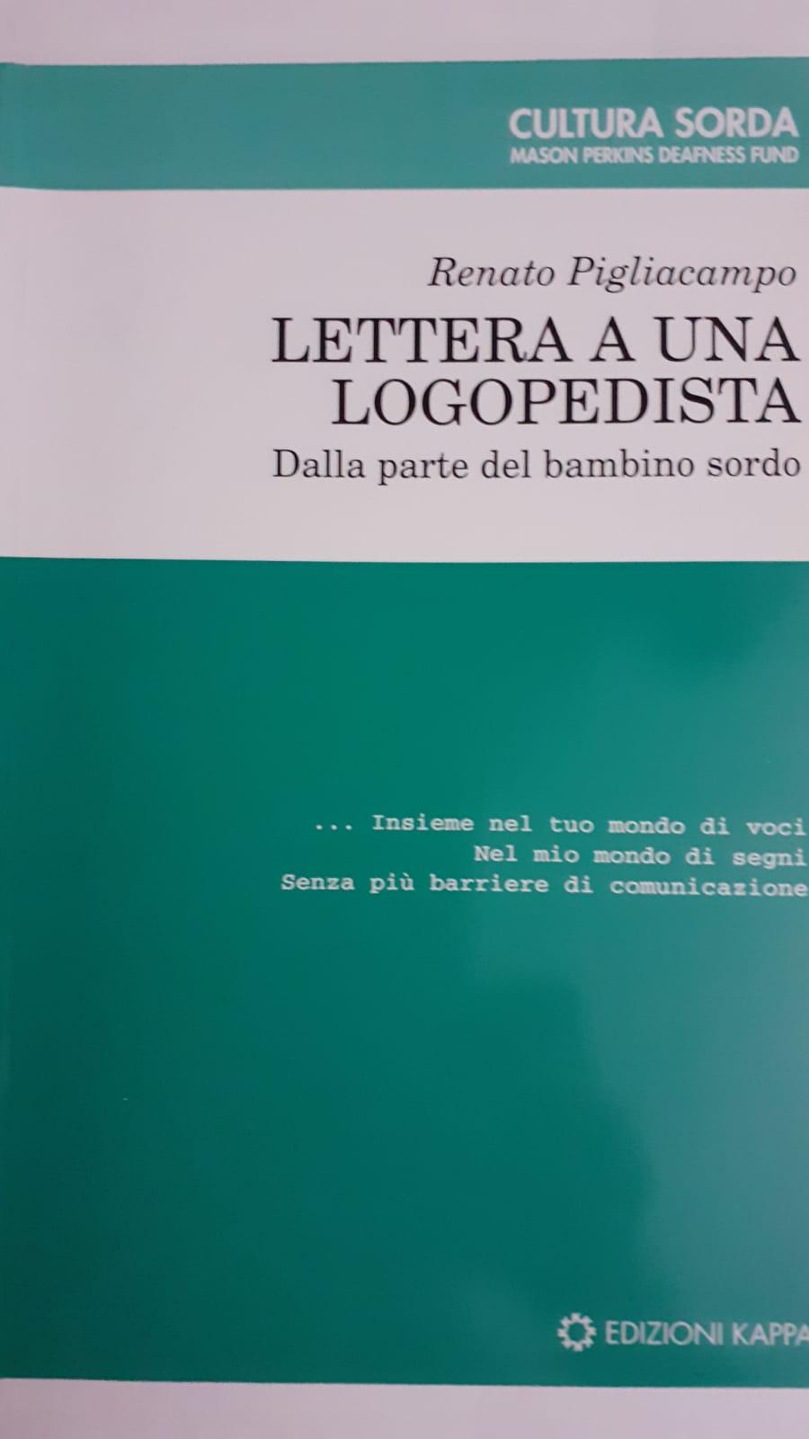Lettera a una logopedista : dalla parte del bambino sordo - copertina
