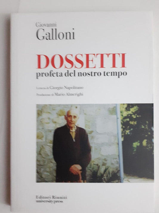 Dossetti, profeta del nostro tempo - copertina