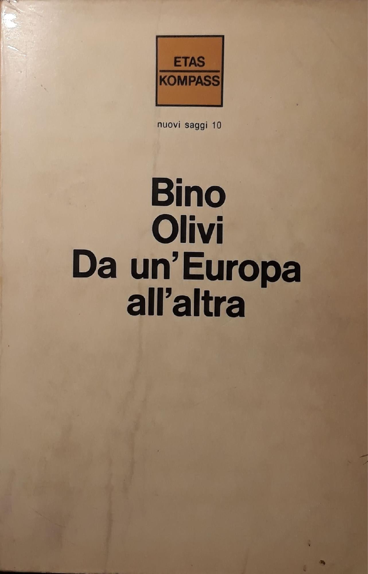 Da un'Europa all'altra - copertina